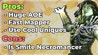 Smite Necromancer - Over 10 Attacks per second? Check out this NEW Interaction! [PoE 3.21 Crucible]