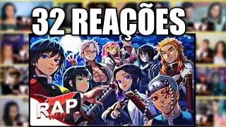 MULTI REACT Rap dos Hashiras ( Demon Slayer: Kimetsu no Yaiba ) | WLO | Conjunto {Prod.MK}