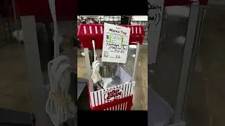 $99.99  Popcorn Machine 🍿 at goodwill. #goodwill #goodwillfinds #goodwillhunting #thrifting #thrift