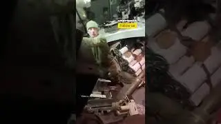 Украинский артиллерист ведёт огонь из польской гаубицы AHS Krab #warinukraine