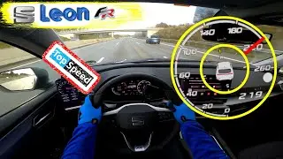SEAT LEAON FR: TOP SPEED ON GERMAN AUTOBAHN