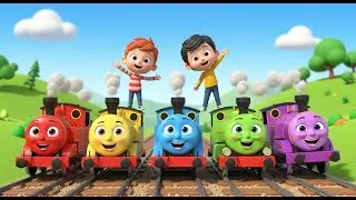 Five Little Toy Trains Chug Chug Chug | Train Song & Counting for Kids 2026