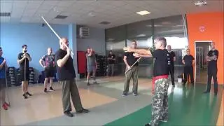 15. Zbigniew Syc Seminarium Systema  Lublin 10.11.2010 - ćwiczenia z kijem 2 na 1