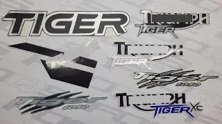 Motostickers naklejki Fooqs do Triumph Tiger 800 1050 stickers aufkleber motodecals adesivi