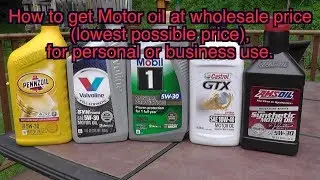 Amsoil Motor Oil at wholesale price, motor oil wholesaler, how to become Amsoil dealer