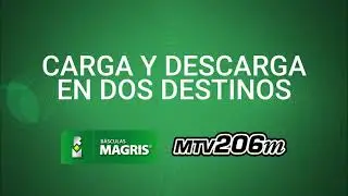 DESCARGA EN DOS DESTINOS - BASCULAS MAGRIS - MTV206m