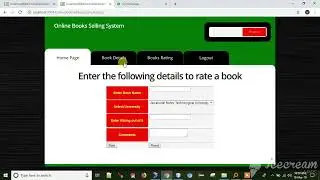 Online book selling system java project