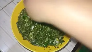 শীতের দিনে লাউশাক ভর্তা বানালাম//