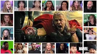 Loki Cuts Off Thor's Hand Reaction Mashup | Thor: The Dark World (2013)