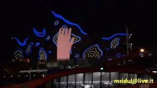 Vivid light show on Opera house 2015