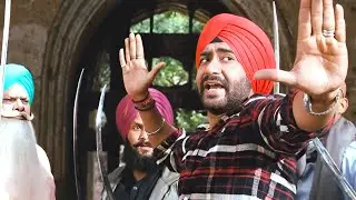 ओय पा जी ऊपर वाले ने मुँह दिया है तो हाथ से क्यों बात करते हो  | Son Of Sardaar Comedy Scene | Ajay