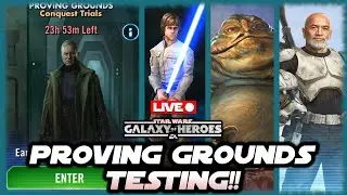 Nooch2Gud LIVE!!!  Proving Grounds Testing (All Levels) with CLS, Phoenix, & Jabba!!