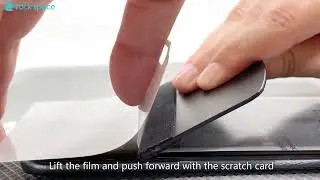 Como instalar el protector de  rock space UV Cured High Definition 1080p