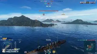 World of War Ships Gameplay Powerful Chikuma