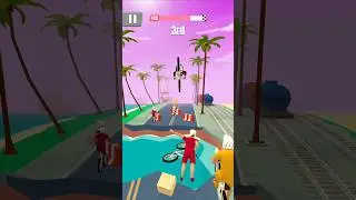 BIKE RUSH LEVEL 420 WITH ROMET BIKE IN MIAMI 🙀 #shorts #android #ios #gaming #gameplay #bikerush