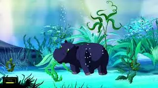 1 Hour Of Happy Hippo Lullaby Relaxing Music & A Cute Hippopotamus Cartoon 🔴