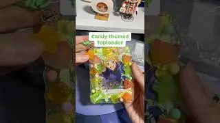 making my candy themed decoden toploader #decoden #toploaderdeco #crafts #crafting