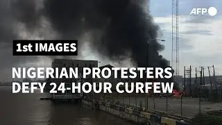 Nigerian protesters defy curfew in Lagos | AFP