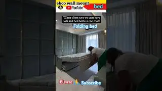 DIY Folding Bed: Space Saving Wall Bed Fittings#interiordesign