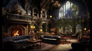 Romantasy Library Ambience ✨ Instrumental Music for Fantasy Readers