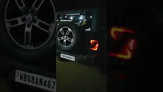 Custom Tail Light For New Mahindra Thar❤️,Aftermarket taillight #tharlover #mahindrathar #shorts