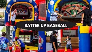 Batter Up Baseball Inflatable Game ⚾️: Swing for Fun & Hit a Grand Slam! 🎉