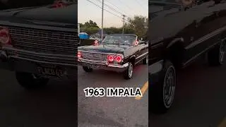 63 Impala🔥 #lowrider #classic #carmodification #oldschool #automobile #oldies #westcoast #impala