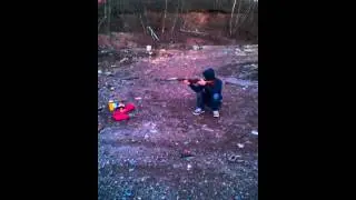 Shooting in the claypit
