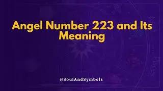Angel Number 223 and Its Meaning | Seeing 223? ✅