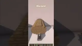 Minecraft: Wine Barrel Tutorial - #shorts #minecraft