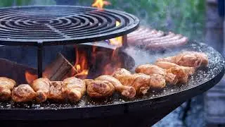 Open Fire Cooking - 8 hrs - Background Sound