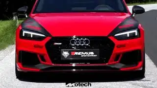 Audi RS5 V6 TSI tuning , Remus , Eibach , Motech performance