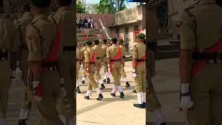 NCC DST test a mere vatan ke logo song || NCC drill training #ncccamp #nccshorts #indianmilitary