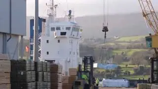 General Cargo Ship - Celtic Spirit at Warrenpoint Harbour