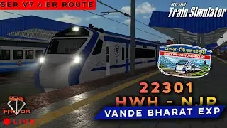 Early Morning High speed action | 22301 HWH - NJP Vande Bharat Express | Departing Howrah | #msts