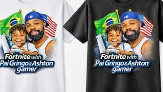 Fortnite com pai gringo 🇺🇸e Ashton Gamer🎮🇧🇷