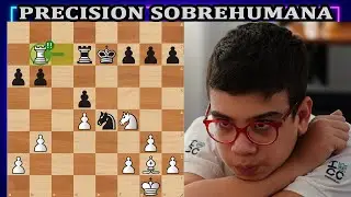 Txb7!! HERMOSA JUGADA Faustino Oro vs Eline Roebers ronda 4 Tata Steel Chess Challengers 2026