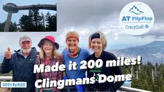 Appalachian Trail - Derrick Knob to Mt Collins shelter over Clingmans Dome - Ep#20