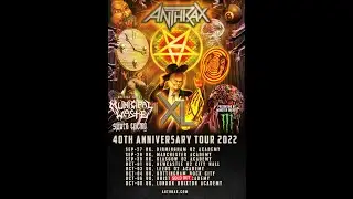 Anthrax 2022-10-1 at O2 City Hall Newcastle, Newcastle, England