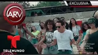 Marc Anthony y Gente de Zona graban el tema La Gozadera | Al Rojo Vivo | Telemundo
