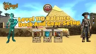 Wizard101: 110 Prodigious Balance 1v1 Deck + Gear Setup