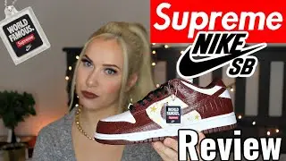 NIKE SB DUNK Low SUPREME Stars Barkroot Brown (2021) review