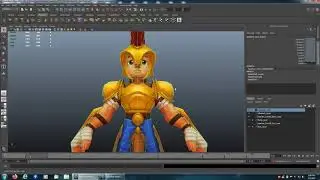 Modified Maya Animation Rig in my Indie Game Characters.
