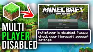 How To Fix Multiplayer Disabled In Minecraft Java - Full Guide