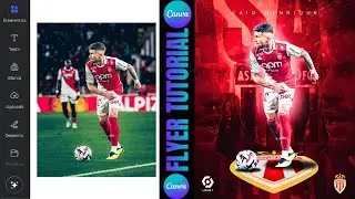 como criar um Flyer Esportivo de Futebol no Canva | tutorial para iniciantes do zero