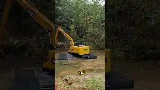 Amphibious Excavator #shorts