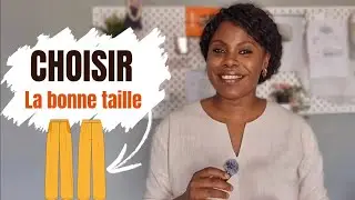 COMMENT CHOISIR LA BONNE TAILLE  SUR UN PATRON DE COUTURE| CAS:patron PDF pantalon &eacute;lastique Mouna