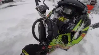 Snobunje de chez Extreme Limite .ca en motoneige polaris 155'' en  2017