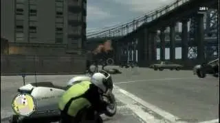GTA IV - Danish Motorcycle Police Patrolling The Streets 1