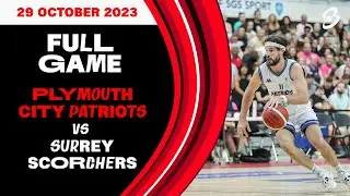 Plymouth City Patriots vs Surrey Scorchers, British Basketball League Championship - LIVE